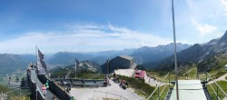 Archiv Foto Webcam Garmisch: Ausblick am Osterfelderkopf 11:00