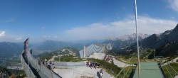 Archiv Foto Webcam Garmisch: Ausblick am Osterfelderkopf 15:00