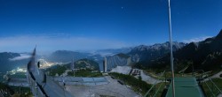 Archiv Foto Webcam Garmisch: Ausblick am Osterfelderkopf 01:00