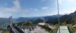Archiv Foto Webcam Garmisch: Ausblick am Osterfelderkopf 11:00