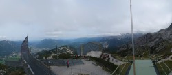 Archiv Foto Webcam Garmisch: Ausblick am Osterfelderkopf 13:00