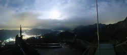 Archiv Foto Webcam Garmisch: Ausblick am Osterfelderkopf 23:00