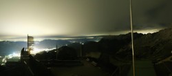 Archiv Foto Webcam Garmisch: Ausblick am Osterfelderkopf 21:00