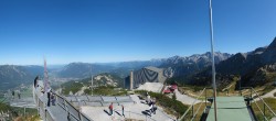 Archiv Foto Webcam Garmisch: Ausblick am Osterfelderkopf 13:00