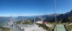 Archiv Foto Webcam Garmisch: Ausblick am Osterfelderkopf 13:00
