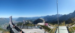Archiv Foto Webcam Garmisch: Ausblick am Osterfelderkopf 11:00