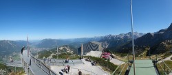 Archiv Foto Webcam Garmisch: Ausblick am Osterfelderkopf 13:00