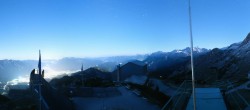 Archiv Foto Webcam Garmisch: Ausblick am Osterfelderkopf 23:00