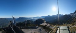 Archiv Foto Webcam Garmisch: Ausblick am Osterfelderkopf 08:00