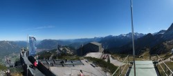 Archiv Foto Webcam Garmisch: Ausblick am Osterfelderkopf 11:00