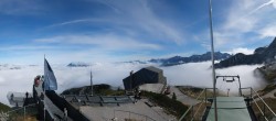 Archiv Foto Webcam Garmisch: Ausblick am Osterfelderkopf 11:00