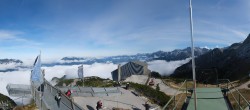 Archiv Foto Webcam Garmisch: Ausblick am Osterfelderkopf 13:00