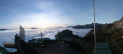 Archiv Foto Webcam Garmisch: Ausblick am Osterfelderkopf 19:00