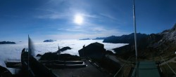Archiv Foto Webcam Garmisch: Ausblick am Osterfelderkopf 21:00