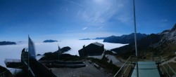 Archiv Foto Webcam Garmisch: Ausblick am Osterfelderkopf 23:00