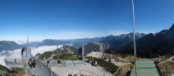 Archiv Foto Webcam Garmisch: Ausblick am Osterfelderkopf 13:00
