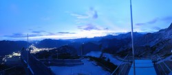 Archiv Foto Webcam Garmisch: Ausblick am Osterfelderkopf 06:00