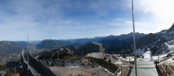 Archiv Foto Webcam Garmisch: Ausblick am Osterfelderkopf 09:00