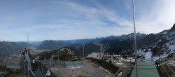 Archiv Foto Webcam Garmisch: Ausblick am Osterfelderkopf 11:00