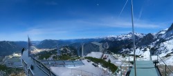 Archiv Foto Webcam Garmisch: Ausblick am Osterfelderkopf 23:00