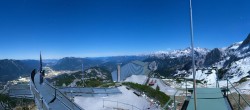 Archiv Foto Webcam Garmisch: Ausblick am Osterfelderkopf 01:00