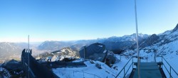 Archiv Foto Webcam Garmisch: Ausblick am Osterfelderkopf 11:00