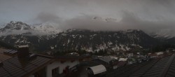 Archived image Webcam Panoramic view Oberlech from Hotel Goldener Berg 19:00