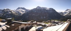 Archived image Webcam Panoramic view Oberlech from Hotel Goldener Berg 09:00