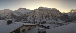 Archiv Foto Webcam Panorama Oberlech - Hotel Goldener Berg 07:00