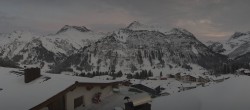 Archiv Foto Webcam Panorama Oberlech - Hotel Goldener Berg 17:00