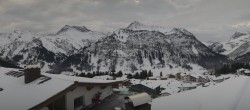 Archiv Foto Webcam Panorama Oberlech - Hotel Goldener Berg 07:00