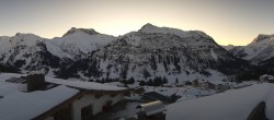 Archiv Foto Webcam Panorama Oberlech - Hotel Goldener Berg 07:00