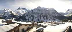 Archiv Foto Webcam Panorama Oberlech - Hotel Goldener Berg 09:00