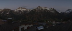 Archiv Foto Webcam Panorama Oberlech - Hotel Goldener Berg 21:00