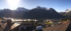 Archiv Foto Webcam Panorama Oberlech - Hotel Goldener Berg 07:00