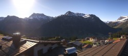 Archiv Foto Webcam Panorama Oberlech - Hotel Goldener Berg 07:00