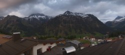 Archived image Webcam Panoramic view Oberlech from Hotel Goldener Berg 19:00