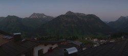Archiv Foto Webcam Panorama Oberlech - Hotel Goldener Berg 21:00