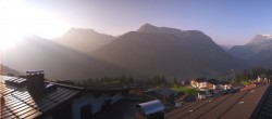 Archiv Foto Webcam Panorama Oberlech - Hotel Goldener Berg 06:00