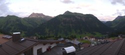 Archiv Foto Webcam Panorama Oberlech - Hotel Goldener Berg 21:00