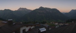 Archiv Foto Webcam Panorama Oberlech - Hotel Goldener Berg 21:00