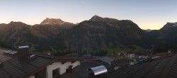 Archived image Webcam Panoramic view Oberlech from Hotel Goldener Berg 19:00