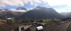 Archived image Webcam Panoramic view Oberlech from Hotel Goldener Berg 11:00
