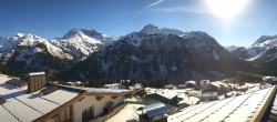 Archiv Foto Webcam Panorama Oberlech - Hotel Goldener Berg 09:00