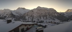 Archiv Foto Webcam Panorama Oberlech - Hotel Goldener Berg 07:00