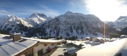 Archived image Webcam Panoramic view Oberlech from Hotel Goldener Berg 09:00