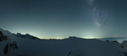 Archiv Foto Webcam Kleinmatterhorn Zermatt 01:00