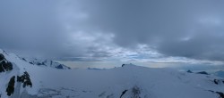 Archiv Foto Webcam Kleinmatterhorn Zermatt 03:00