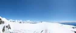 Archiv Foto Webcam Kleinmatterhorn Zermatt 13:00