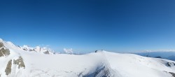 Archiv Foto Webcam Kleinmatterhorn Zermatt 17:00